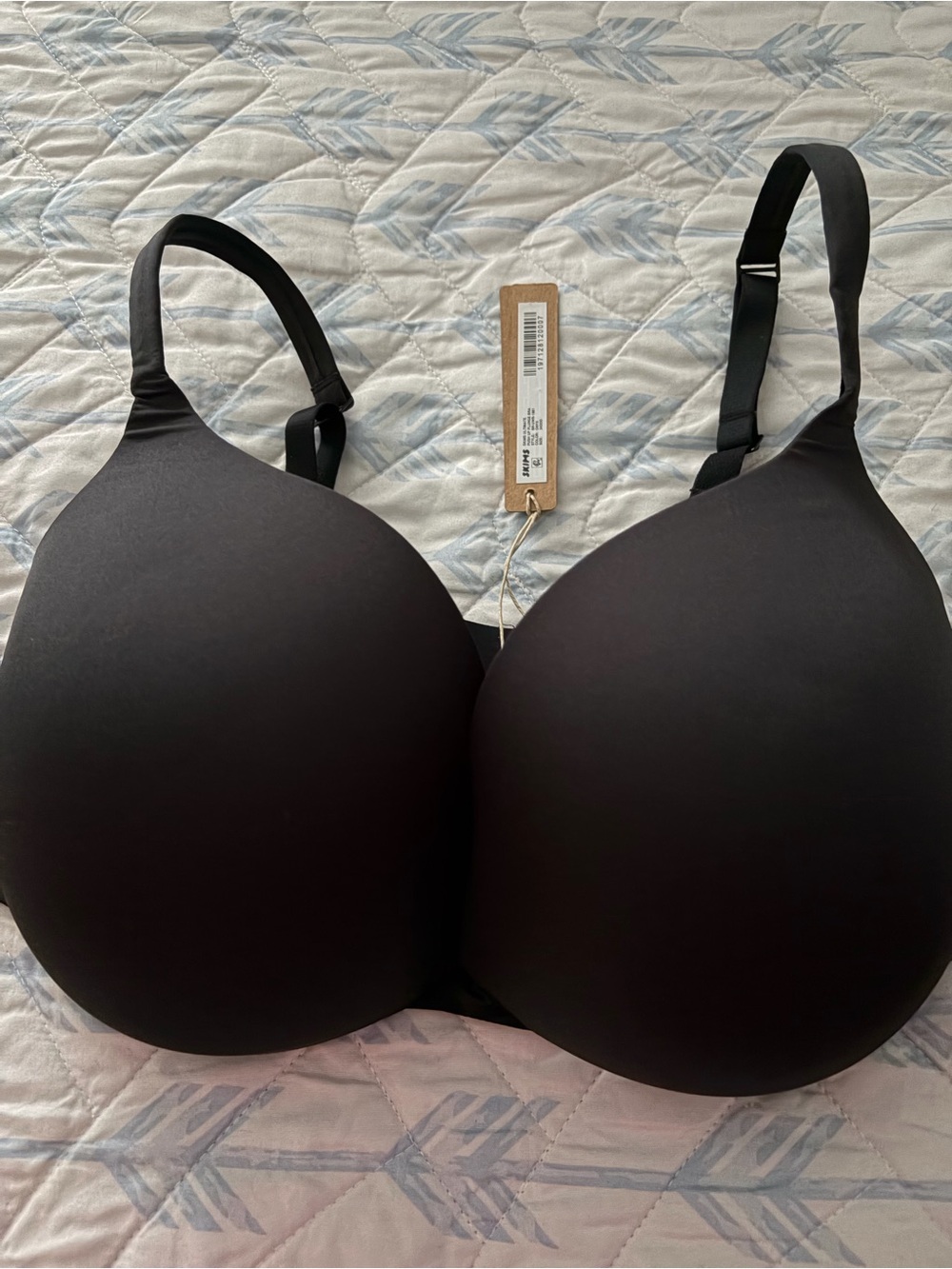SKIMS Smooth Black Ultimate Push up Bra Size 34 DDD
